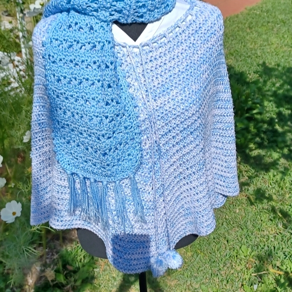 Poncho/shawl only - Bundle2Save - Handmade, NWOT - Picture 5 of 14
